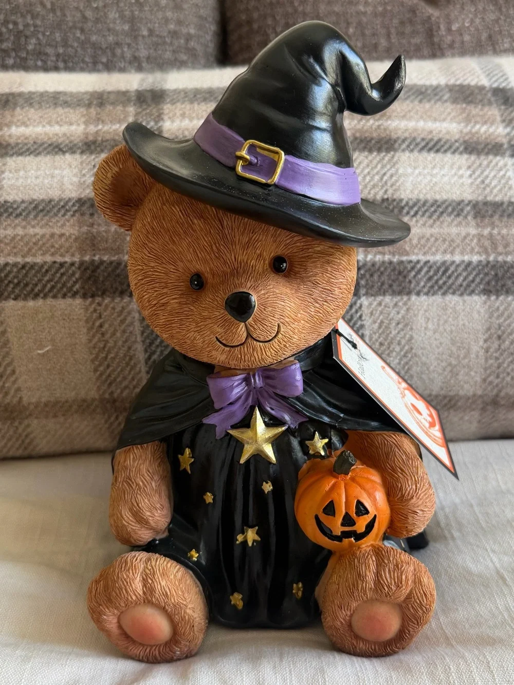 Halloween Bear Trio Figurines - Bear Witch, Mummy & Skeleton Set Home Goods